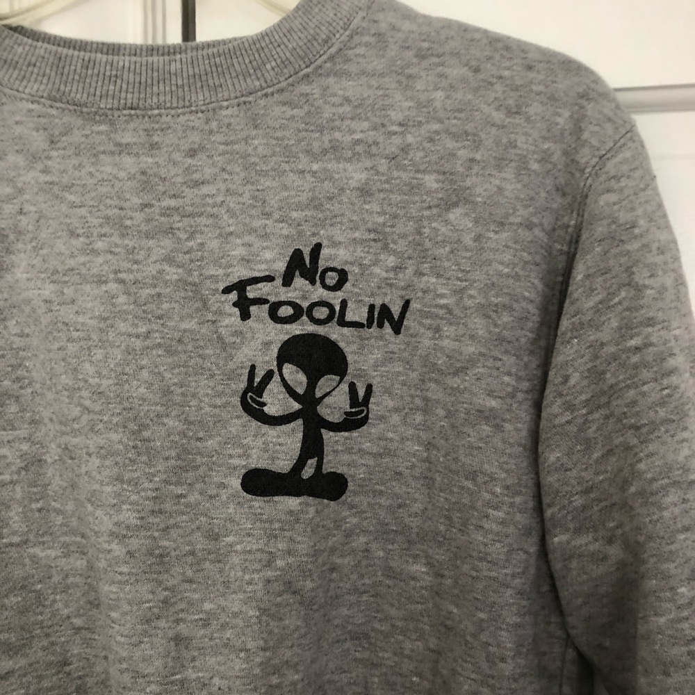 Brandy Melville no foolin sweatshirt. - Picture 2 of 6